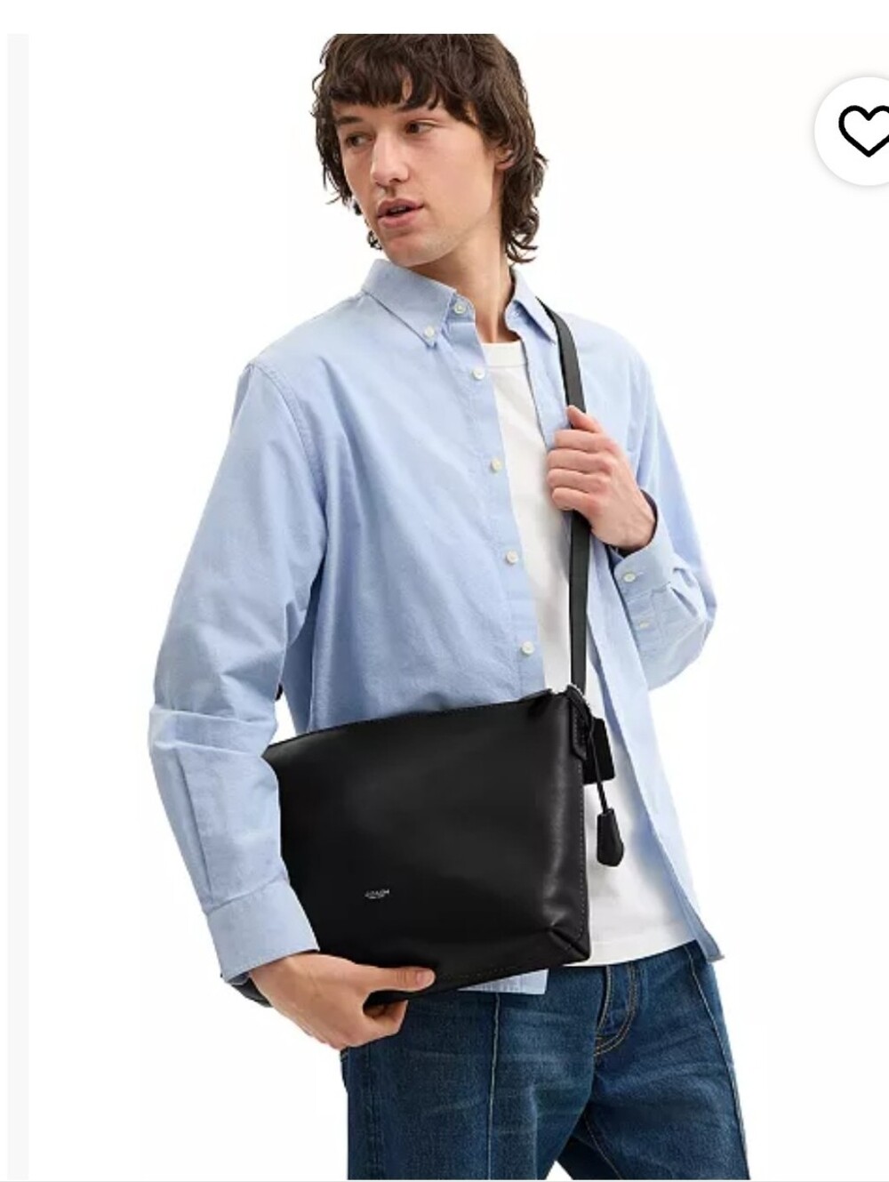 Coach Leather Mott Messenger Bag